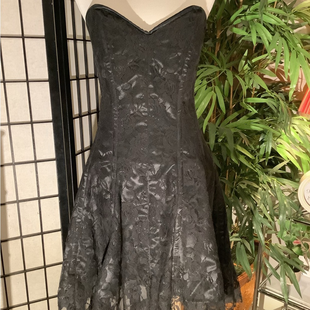 ***SOLD***Lavish Lace Corset Dress, sz XL
